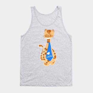 Shop Local Support Local - Cat Love local 3 Tank Top